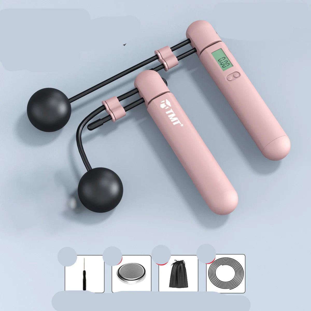 Smart Jump Rope Wireless Fitness Tracker Weight Loss Workout Steel Cable Exercise Rope Professional Slimming Tool