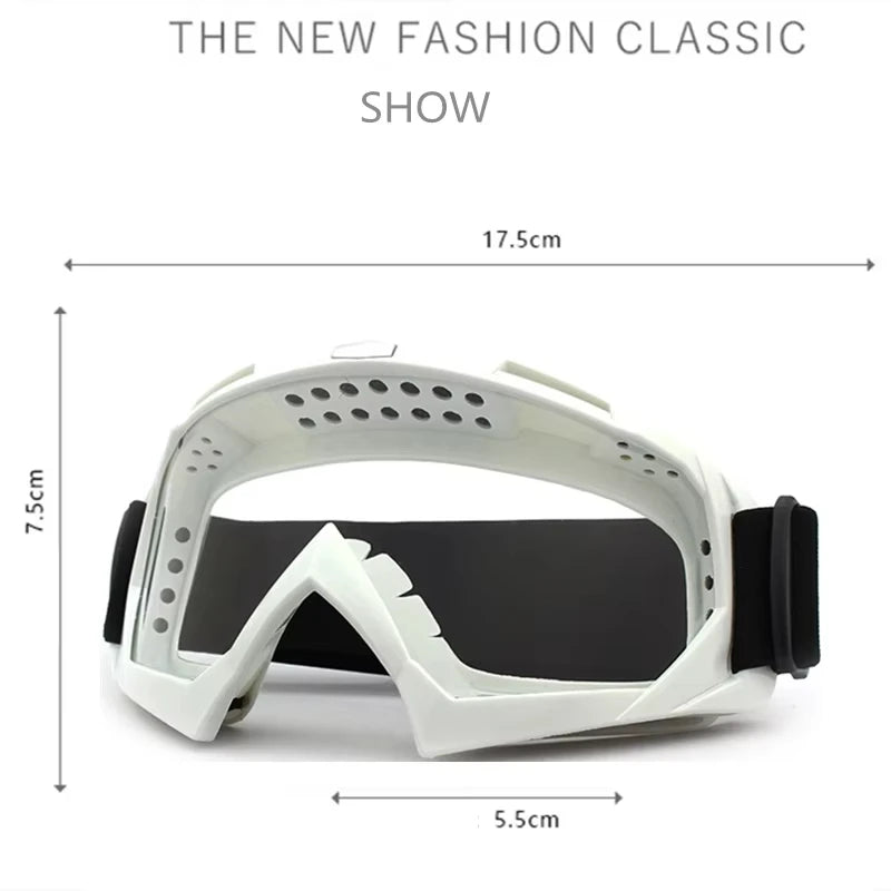 Large Frame Ski Goggles with Colorful Lens Anti-Collision Anti-Glare Lens Outdoor Sport Snow Snowboard for Snowboarding Skiing
