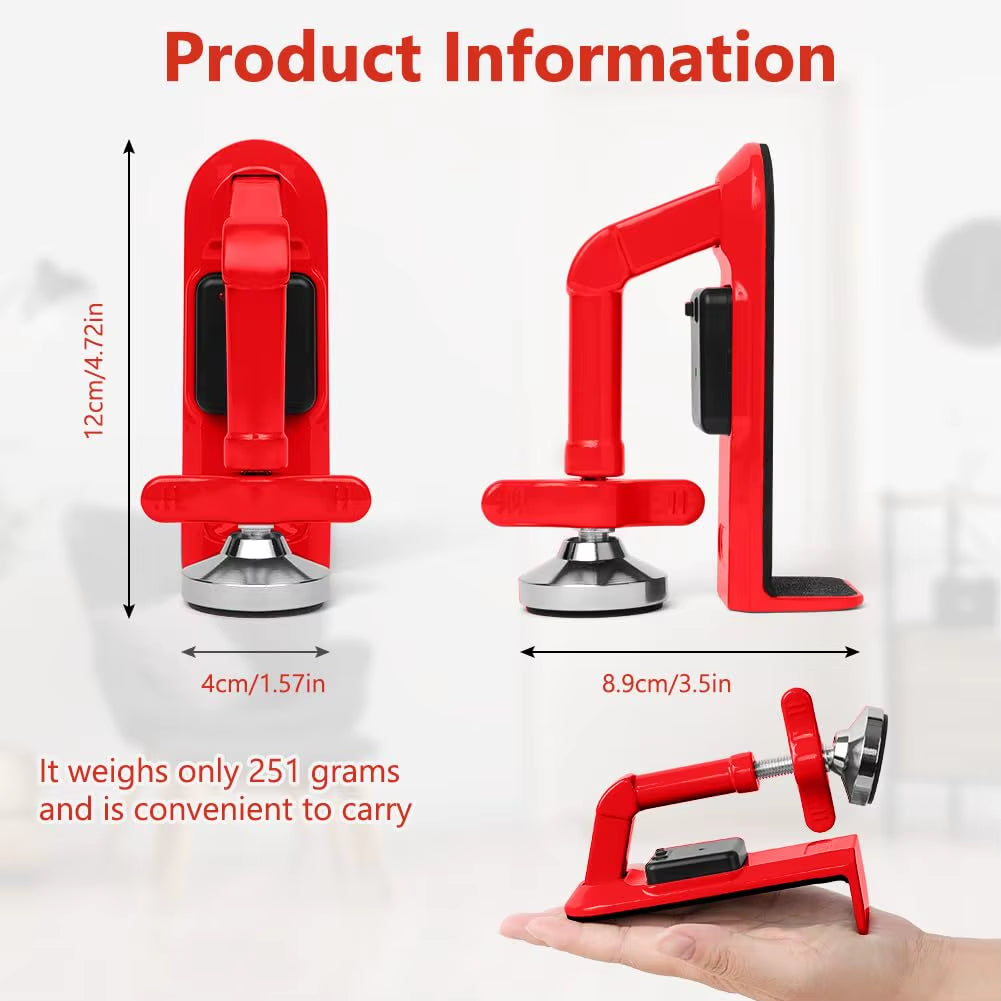 Door Stop Alarm,Portable Door Lock Brace,Adjustable Non-Slip Door Jammer Personal Protection Home Security for Hotel Travel